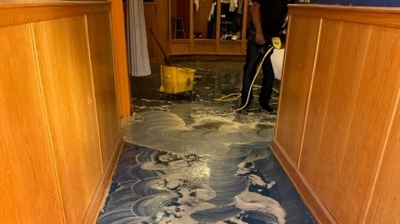 UC Riverside Locker Room Flooring Photo
