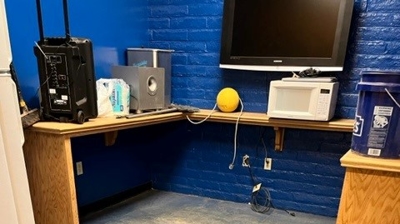 UC Riverside Locker Room Flooring Photo