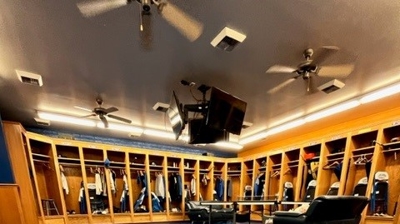 UC Riverside Locker Room Flooring Photo
